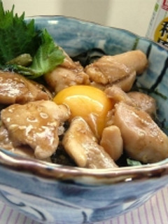 さっぱり☆鶏のてりたま丼-レシピのメイン写真