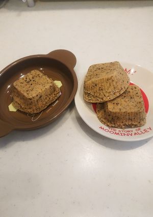 離乳食後期☆ゴマきな粉とバナナ蒸しパン☆-レシピのメイン写真