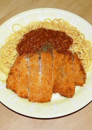 まっ、まさか!の、カツスパ!!-レシピのメイン写真