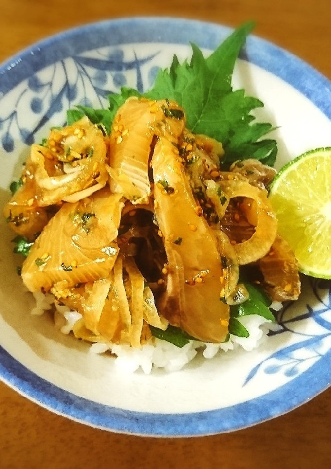 さっぱり美味しい！漬け丼のへべす添え-レシピのメイン写真