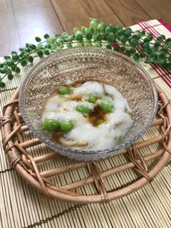なめこと枝豆の長いも和え♪-レシピのメイン写真