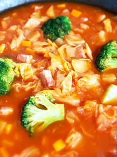野菜たっぷりミネストローネ-レシピのメイン写真