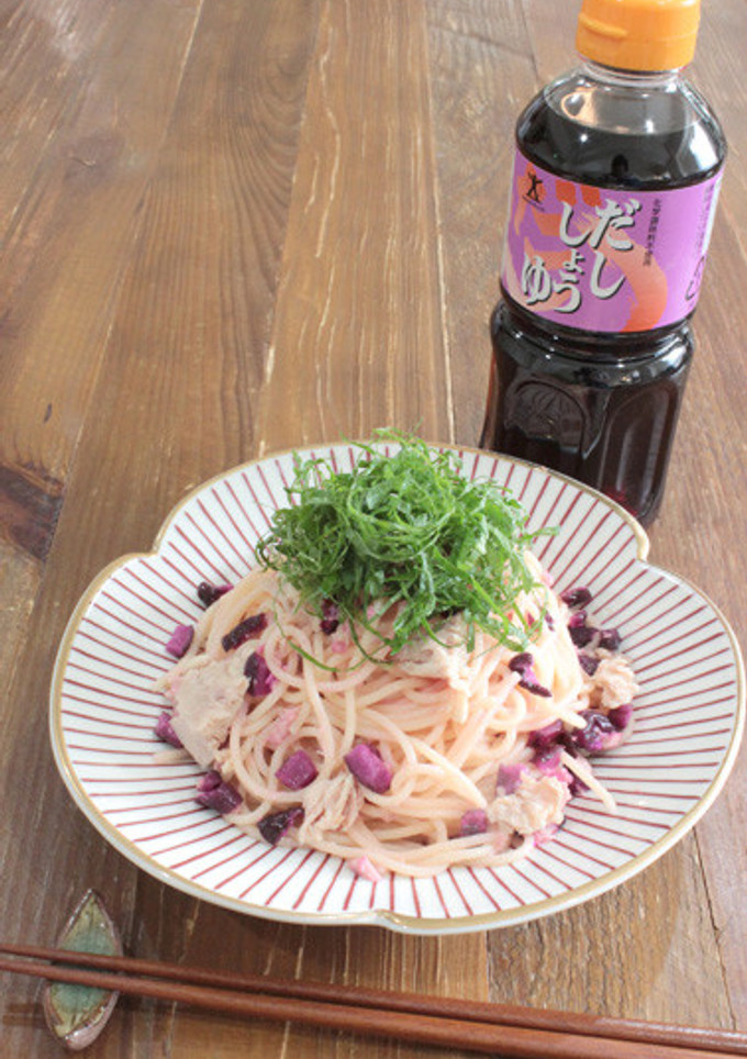 しば漬けとツナの 和風パスタ-レシピのメイン写真