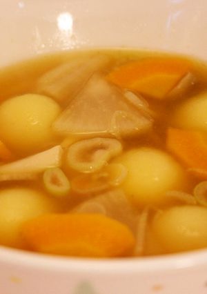 いもだんご汁【学校給食】-レシピのメイン写真