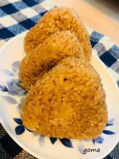 焼きおにぎり×ゴマ油×SHiBORO-レシピのメイン写真