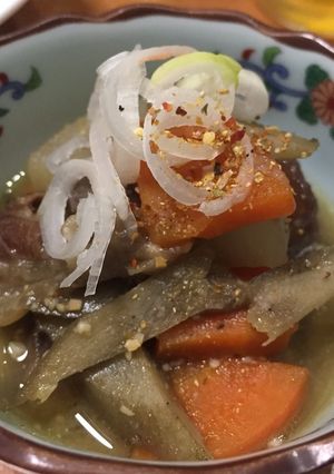 圧力鍋で牛スジ下ごしらえ-レシピのメイン写真