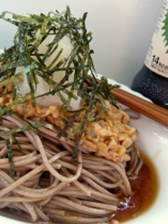 ネバじゅる~青じそジュレかけ蕎麦-レシピのメイン写真