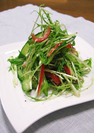 水菜とツナの簡単サラダ-レシピのメイン写真
