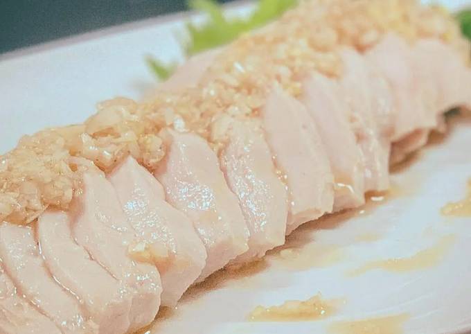 60℃ 蒸し鶏：史上最強やわらか！ by 低温調理器BONIQ 【クックパッド  