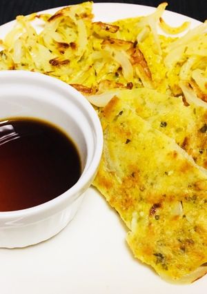 玉ねぎとあおさのチヂミ-レシピのメイン写真