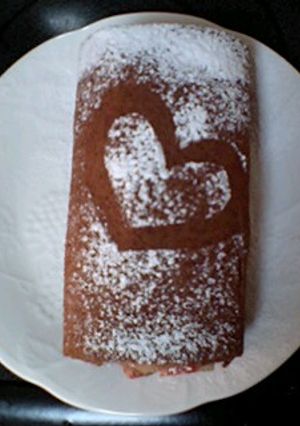 チョコロールケーキ-レシピのメイン写真
