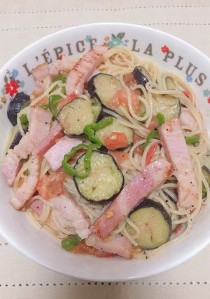 夏野菜パスタ-レシピのメイン写真