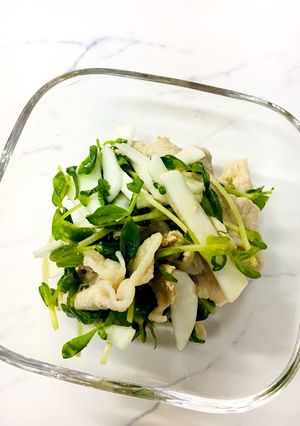 超簡単！ごま油の豚しゃぶサラダ！！-レシピのメイン写真