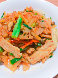 【やみつき】肉と野菜の味噌キムチ炒め-レシピのメイン写真