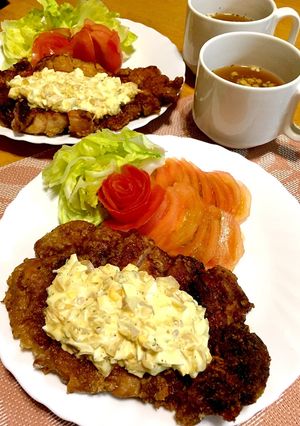 鶏モモのカリカリ焼き☆特大できました！-レシピのメイン写真
