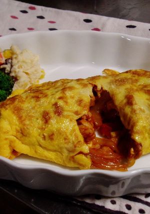 わが家のオムレツ-レシピのメイン写真