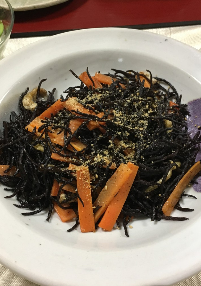 ひじきのごま油炒め-レシピのメイン写真