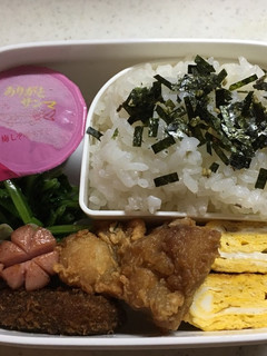 高校生お弁当(2018.6.25)-レシピのメイン写真