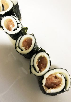簡単おつまみ！ 明太子のチーズ海苔巻き-レシピのメイン写真