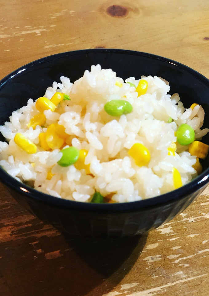 トウモロコシと枝豆の炊き込みご飯-レシピのメイン写真