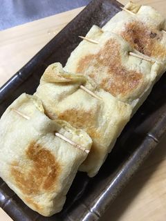 じゃがいもとキムチで油揚げ巾着☆-レシピのメイン写真