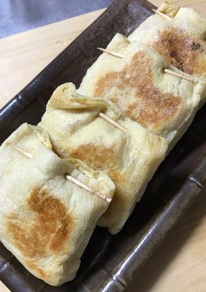 じゃがいもとキムチで油揚げ巾着☆-レシピのメイン写真