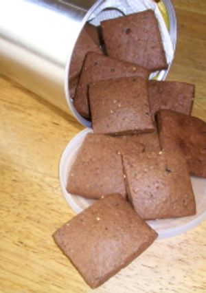 サクッと黒ゴマココアクッキー♪-レシピのメイン写真
