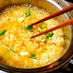 รูปของ 一番美味しい辛ラーメンの作り方