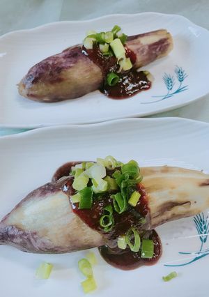 焼き茄子の胡麻味噌かけ-レシピのメイン写真