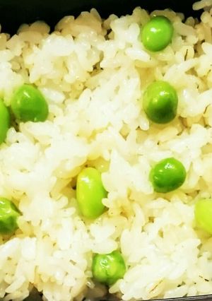 お弁当用 枝豆とグリーンピースのご飯-レシピのメイン写真