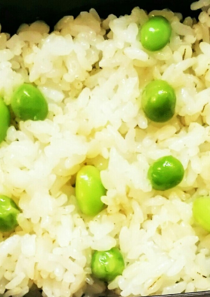 お弁当用 枝豆とグリーンピースのご飯-レシピのメイン写真