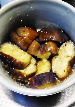 蒸し茄子　サッパリお酢和え-レシピのメイン写真