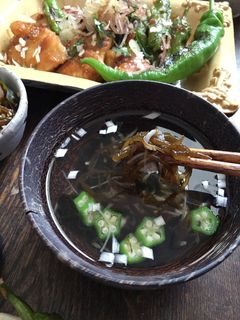 冷【もずく・シラス・焼き海苔のお吸い物】-レシピのメイン写真