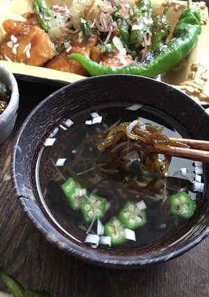 冷【もずく・シラス・焼き海苔のお吸い物】-レシピのメイン写真