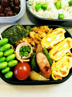 お弁当(6/28) 豆ご飯-レシピのメイン写真