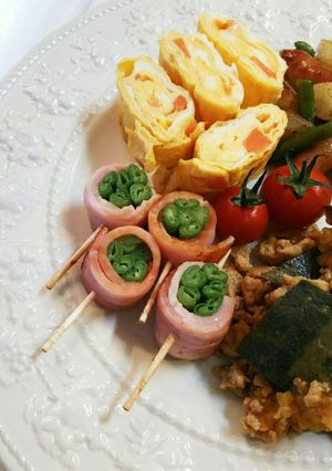 お弁当用 いんげん豆のベーコン巻き-レシピのメイン写真