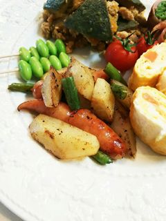 お弁当用 粗挽きウィンナーのじゃが芋炒め-レシピのメイン写真