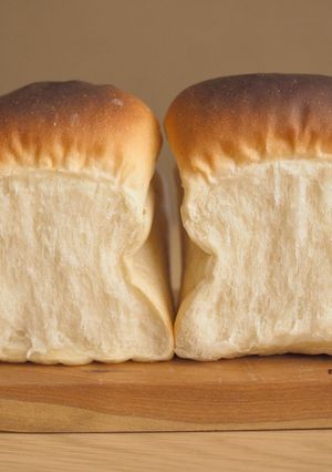 ＊ふわふわ！山食パン（中種法）＊-レシピのメイン写真