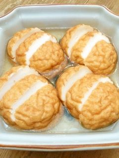 レンジで簡単1品☆魚河岸あげの白だし煮-レシピのメイン写真