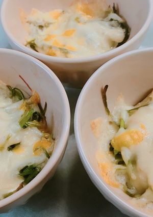 簡単！ほうれん草とえのきのチーズ焼き-レシピのメイン写真