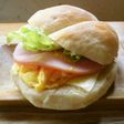 ハム・たまご・チーズの丸~いサンドイッチ
