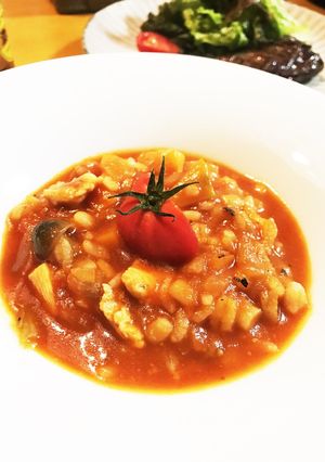 押し麦と夏野菜のトマトリゾット-レシピのメイン写真