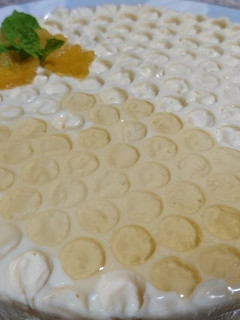 レモンと蜂蜜のレアチーズケーキ-レシピのメイン写真