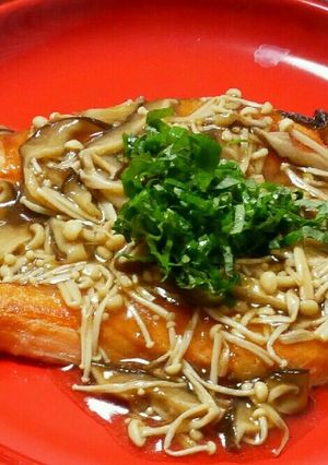 塩鮭のきのこあんかけ-レシピのメイン写真