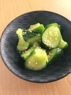 簡単!ごま油でやみつききゅうり-レシピのメイン写真