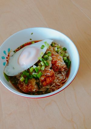 残ったトンカツで冷やしかつラーメン-レシピのメイン写真