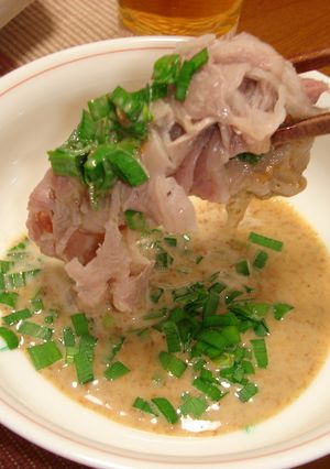 ウチのしゃぶしゃぶの食べ方♪-レシピのメイン写真