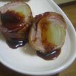 豚バラ肉のタマネギ巻き