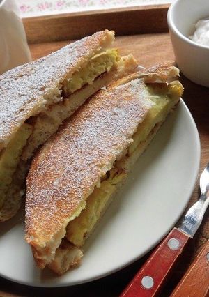 スイートポテト風ホットサンド-レシピのメイン写真