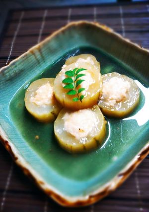 加賀野菜　加賀太きゅうりの肉詰め-レシピのメイン写真